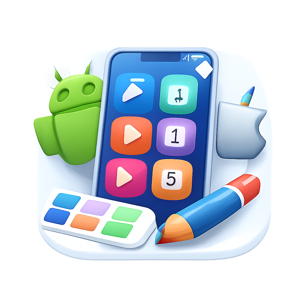 Android жана iOS үчүн колдонмо сөлөкөтү генератору